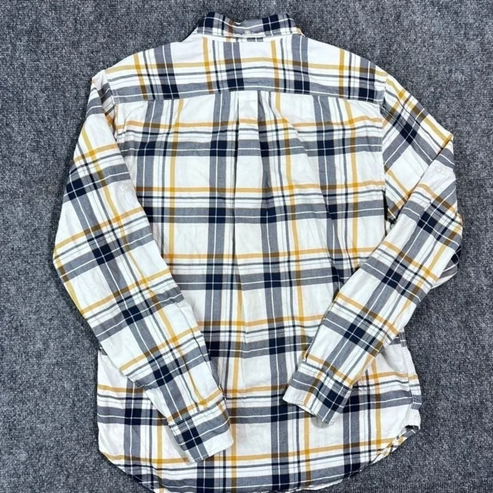 Levi's Men Button Down Shirt Plaid‎ Size Medium 100% Cotton Front Pocket
